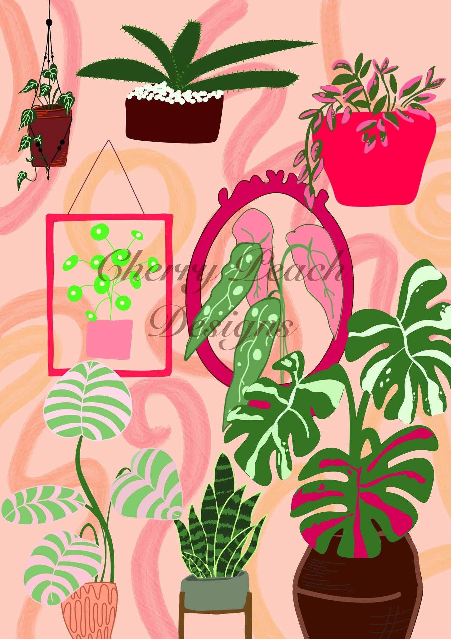 Plant Mommy printable wall art digital download print