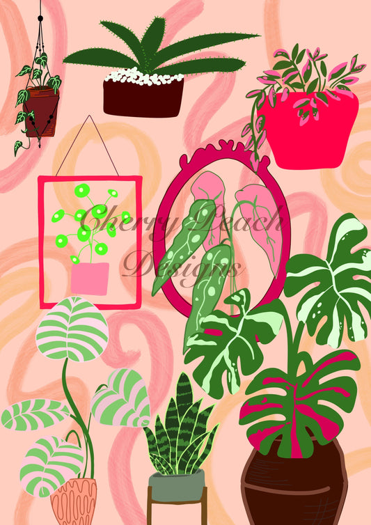 Plant Mommy printable wall art digital download print